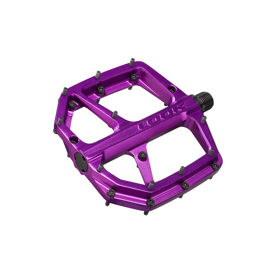 451099-04::0::451099-04::Look, Trail Roc Plus, Pédales plateformes, Corps: Aluminium, Axe: Cr-Mo, 9/16'', Violet, Paire