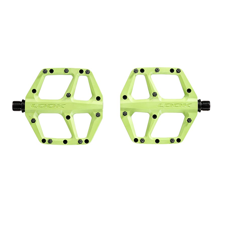 451100-03::0::451100-03::Look, Trail Fusion, Pédales plateformes, Corps: Composite, 9/16'', Vert, Paire