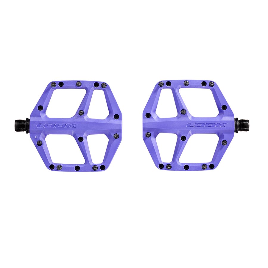 451100-05::0::451100-05::Look, Trail Fusion, Pédales plateformes, Corps: Composite, 9/16'', Violet, Paire