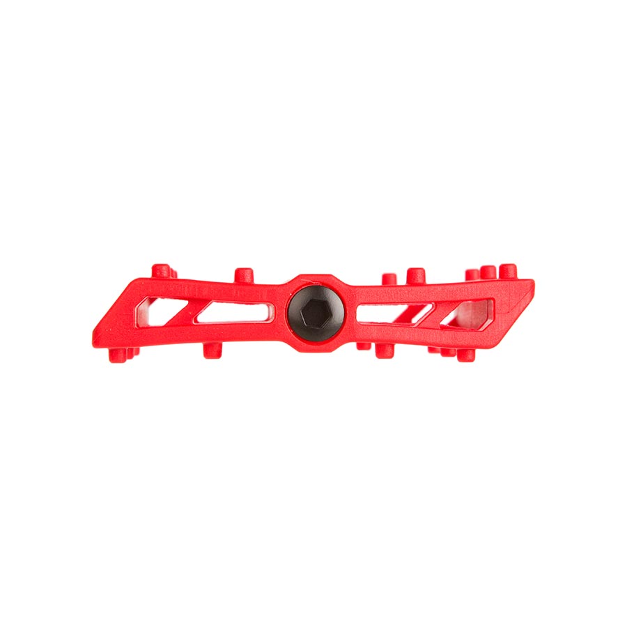 451140-02::2::451140-02::EVO, Tenpoint, Pédales plateformes, Corps: Nylon, Axe: Cr-Mo, 9/16'', Rouge, Paire