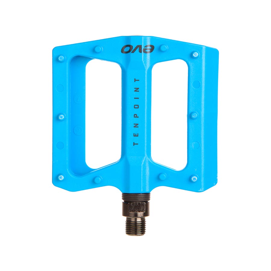 451140-04::1::451140-04::EVO, Tenpoint, Pédales plateformes, Corps: Nylon, Axe: Cr-Mo, 9/16'', Turquoise, Paire