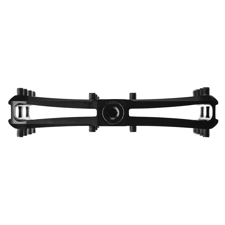 451153-01::1::451153-01::Deity, SuperVillain, Pédales plateformes, Corps: Aluminium, Axe: Cr-Mo, 9/16'', Noir, Paire