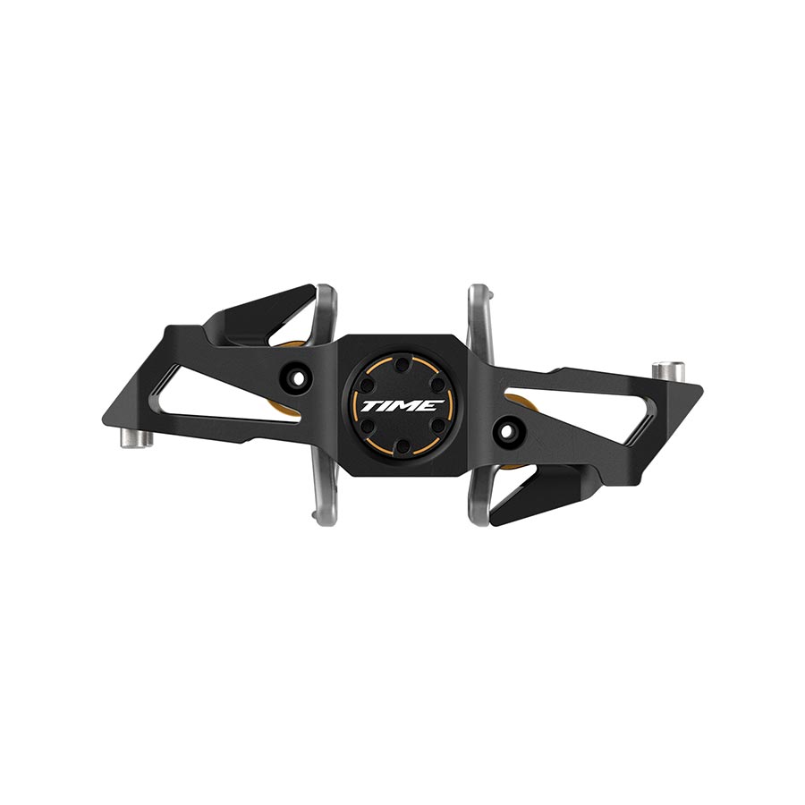 451163-01::1::451163-01::TIME, Speciale 12 Small B1, Pédales, Corps: Aluminium, Axe: Titane, 9/16'', Noir Or, Paire