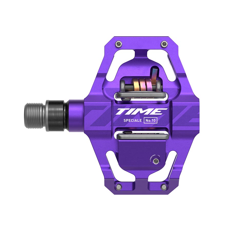 451167-02::0::451167-02::TIME, Speciale 10 Small B1, Pédales, Corps: Aluminium, Axe: Acier, 9/16'', Mauve, Paire