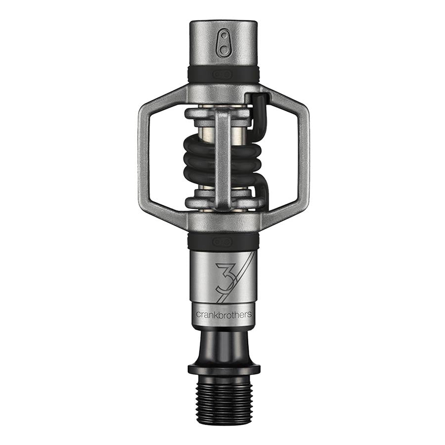 451273-01::0::451273-01::crankbrothers, EGGBEATER 3, Pédales, Corps: Acier inoxydable, Axe: Cr-Mo, 9/16'', Ressort Noir, Paire
