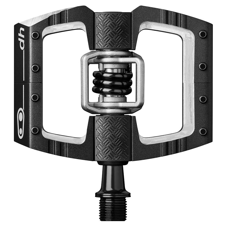 451287-01::0::451287-01::crankbrothers, MALLET DH, Pédales, Corps: Aluminium, Axe: Cr-Mo, 9/16'', Noir / Ressort Noir, Paire