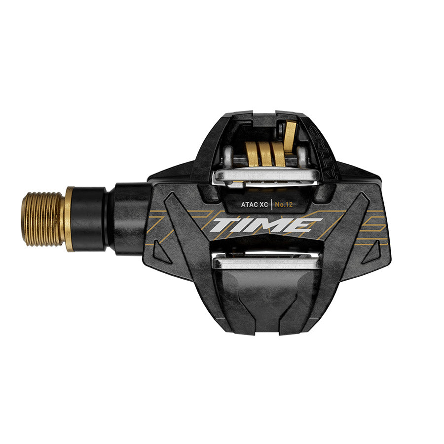451304-01::0::451304-01::TIME, XC12 C1, Pédales, Corps: Carbone, Axe: Titane, 9/16'', Carbone or, Paire