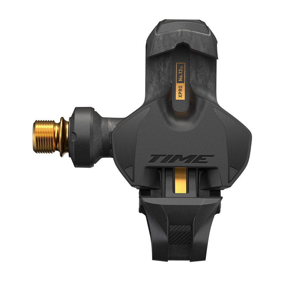 451307-02::0::451307-02::TIME, XPRO 12SL C1 53mm, Pédales, Corps: Carbone, Axe: Titane, 9/16'', Carbone or, Paire
