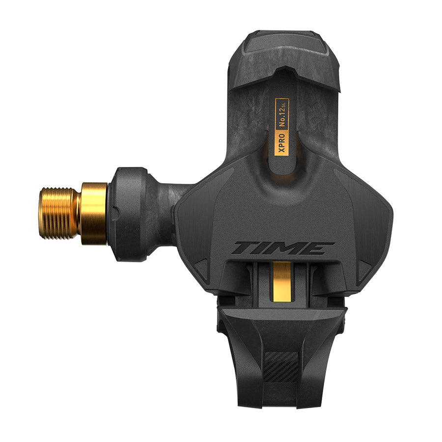 451307-03::0::451307-03::TIME, XPRO 12SL C1 57mm, Pédales, Corps: Carbone, Axe: Titane, 9/16'', Carbone or, Paire