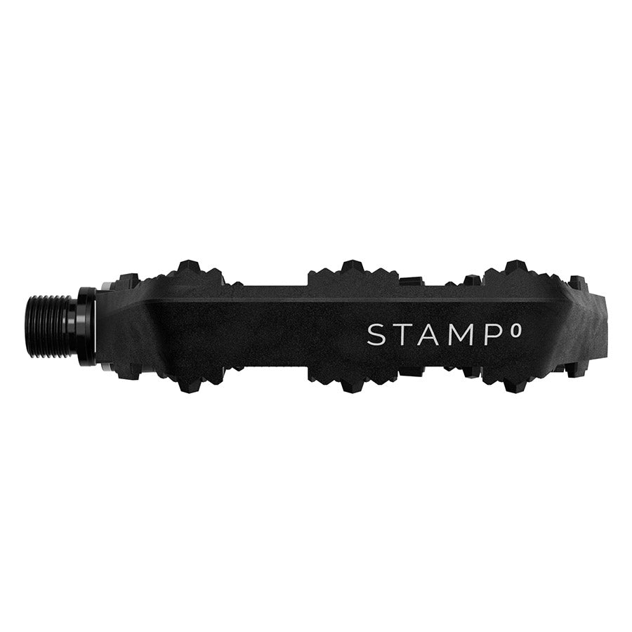 451310-01::2::451310-01::crankbrothers, STAMP 0, Pédales plateformes, Corps: Composite, Axe: Cr-Mo/Acier, 9/16'', Noir, Grande, Paire