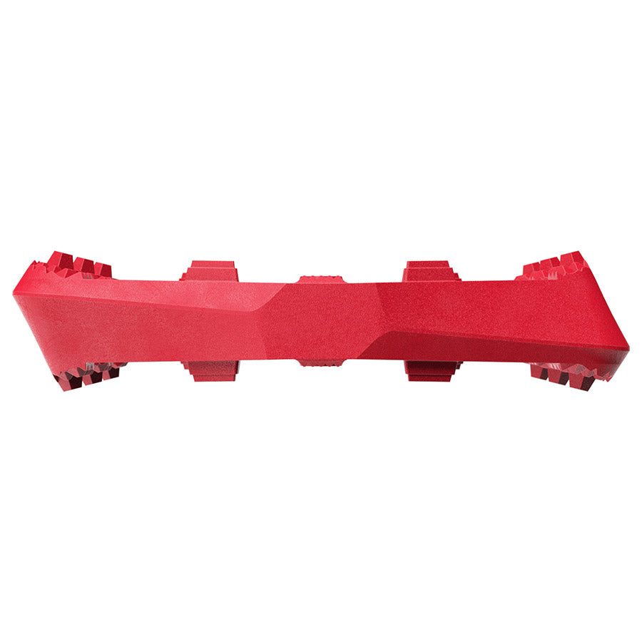 451310-04::3::451310-04::crankbrothers, STAMP 0, Pédales plateformes, Corps: Composite, Axe: Cr-Mo/Acier, 9/16'', Rouge, Grande, Paire