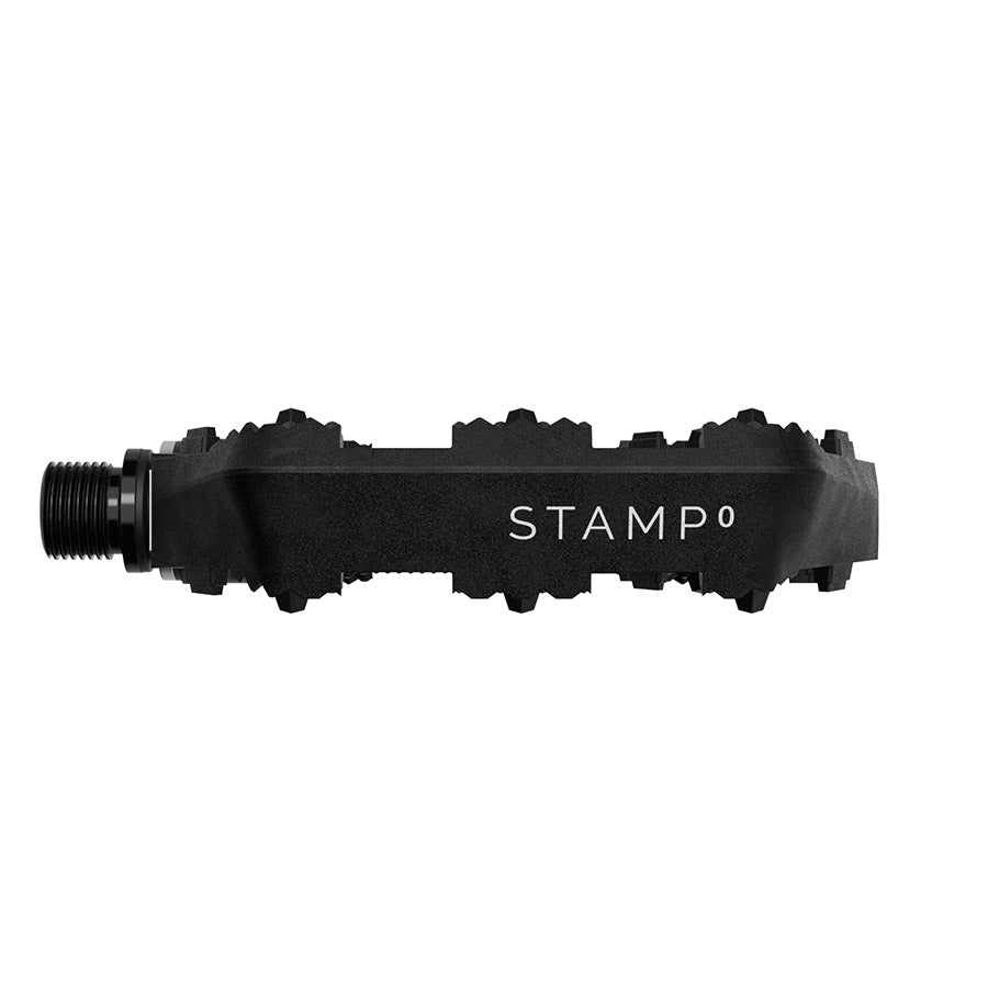 451310-05::2::451310-05::crankbrothers, STAMP 0, Pédales plateformes, Corps: Composite, Axe: Cr-Mo/Acier, 9/16'', Noir, Petit, Paire