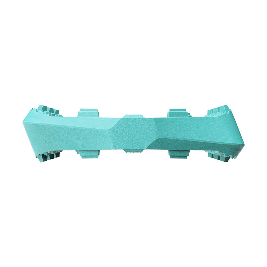 451310-06::3::451310-06::crankbrothers, STAMP 0, Pédales plateformes, Corps: Composite, Axe: Cr-Mo/Acier, 9/16'', Turquoise, Petit, Paire