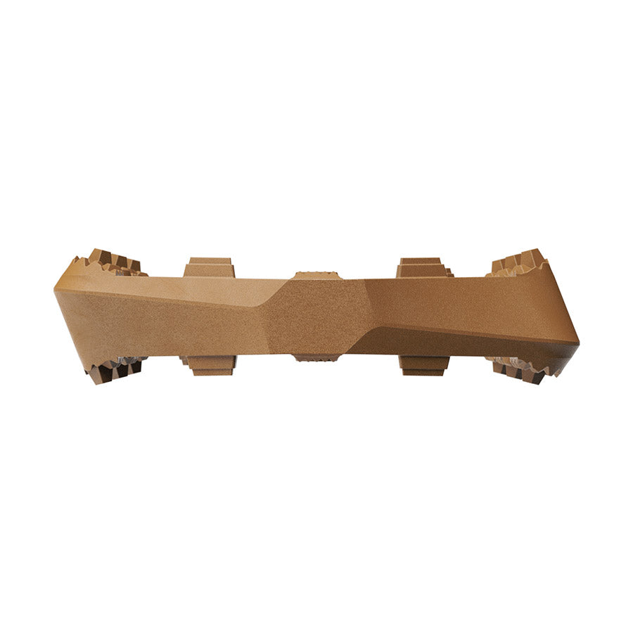 451310-07::3::451310-07::crankbrothers, STAMP 0, Pédales plateformes, Corps: Composite, Axe: Cr-Mo/Acier, 9/16'', Brun, Petit, Paire