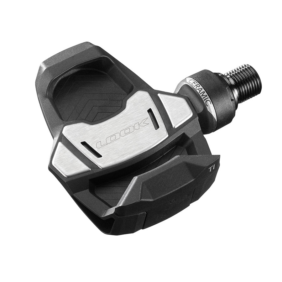451318-01::0::451318-01::Look, Keo Blade Ti Ceramic 12 - 56MM, Pédales, Corps: Carbone, Axe: Titane, 9/16'', Noir, Paire