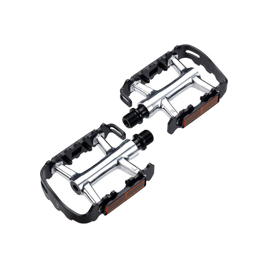 451329-01::1::451329-01::BBB Cycling, BPD-17B ClassicRide 2.0, Pédales, Corps: Aluminium, Axe: Cr-Mo, 9/16'', Noir, Paire