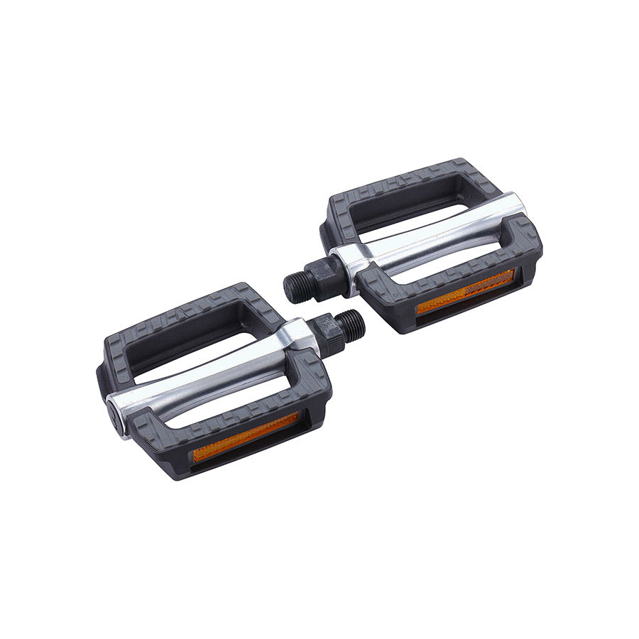 451333-01::1::451333-01::BBB Cycling, BPD-45B SteadyRest 2.0, Pédales, Corps: Alliage, Axe: Cr-Mo, 9/16'', Noir, Paire