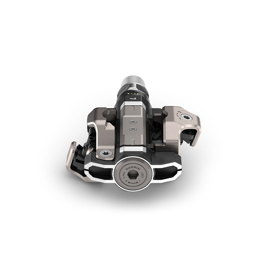 451336-01::1::451336-01::Garmin, Rally XC-110, Pédales, Corps: Carbone, Axe: Acier inoxydable, Noir, Simple capteur
