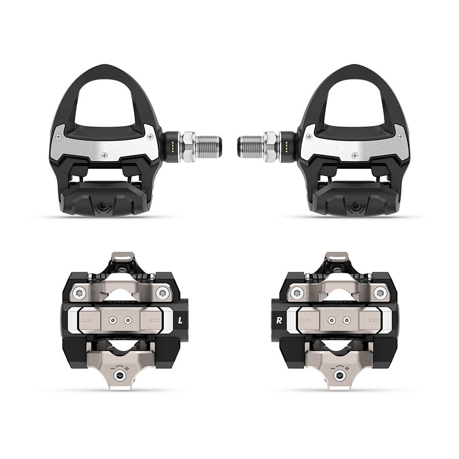 451338-01::0::451338-01::Garmin, Rally RS/XC210, Pédales, Corps: Composite/Carbone, Axe: Acier inoxydable, Noir