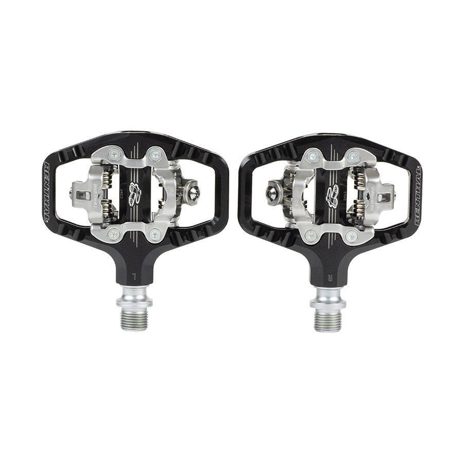 451342-01::0::451342-01::Renthal, Revo-TRC, Pédales, Corps: Aluminium, Axe: Cr-Mo, 9/16'', Noir