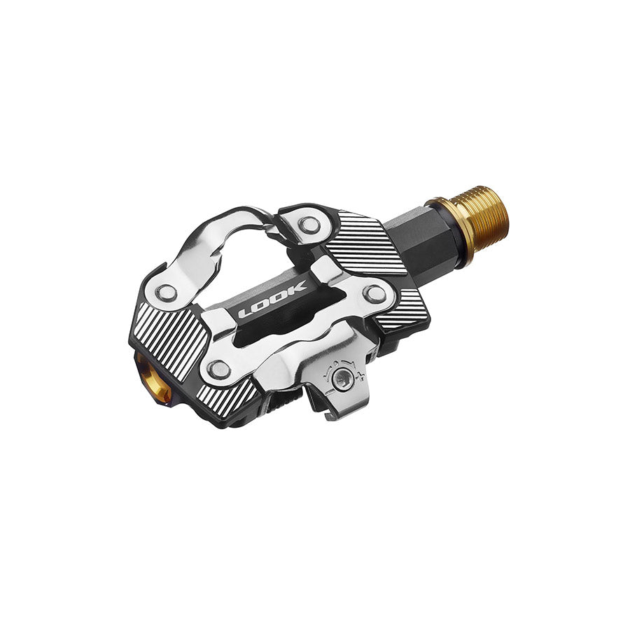 451353-01::0::451353-01::Look, X-One-G Ti, Pédales, Corps: Aluminium, Axe: Titane, 9/16'', Noir, Paire