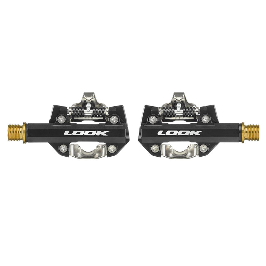 451353-01::4::451353-01::Look, X-One-G Ti, Pédales, Corps: Aluminium, Axe: Titane, 9/16'', Noir, Paire