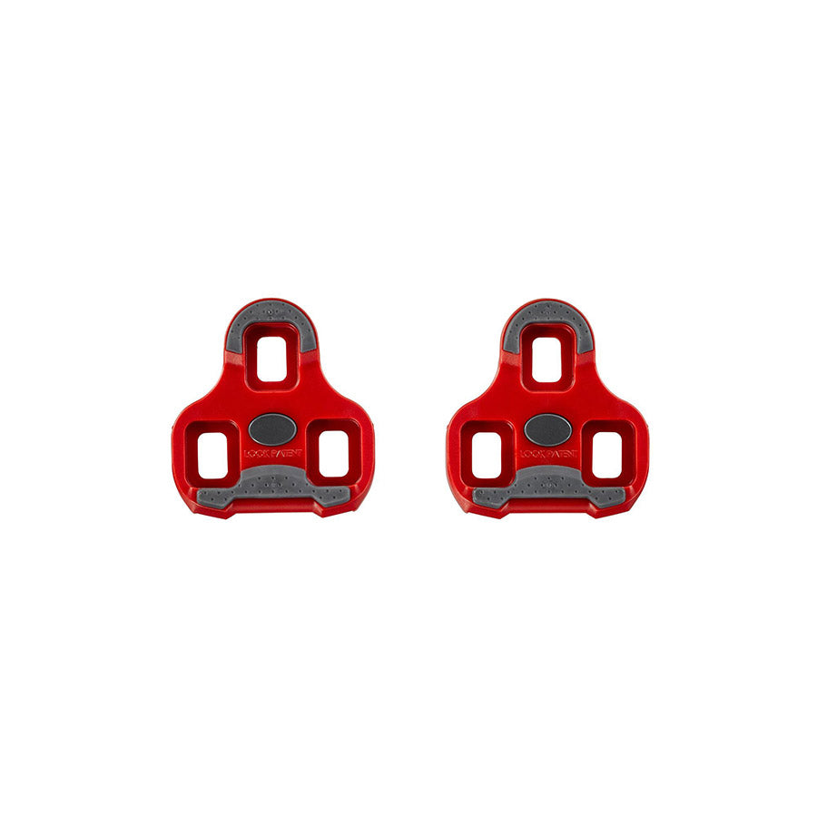 451359-01::1::451359-01::Look, Keo Grip, Cales, Compatibilité: Keo Grip, Jeu latéral: 9°, Rouge, Paire