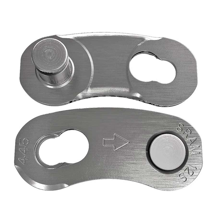 500073-09::0::500073-09::SRAM, PowerLock, Maillon connecteur pour chaîne 12vit., Argent, 50 unités