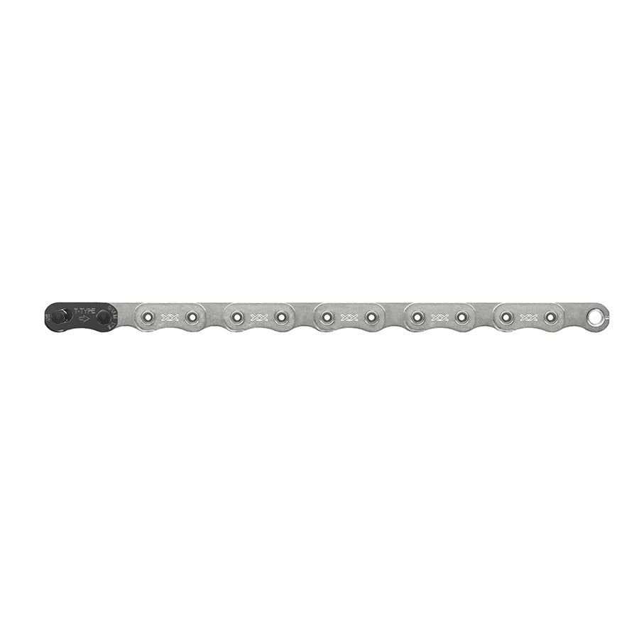500339-01::0::500339-01::SRAM, XX Eagle T-Type Flattop, Chaîne, Vitesses: 12, Mailles: 126, Argent