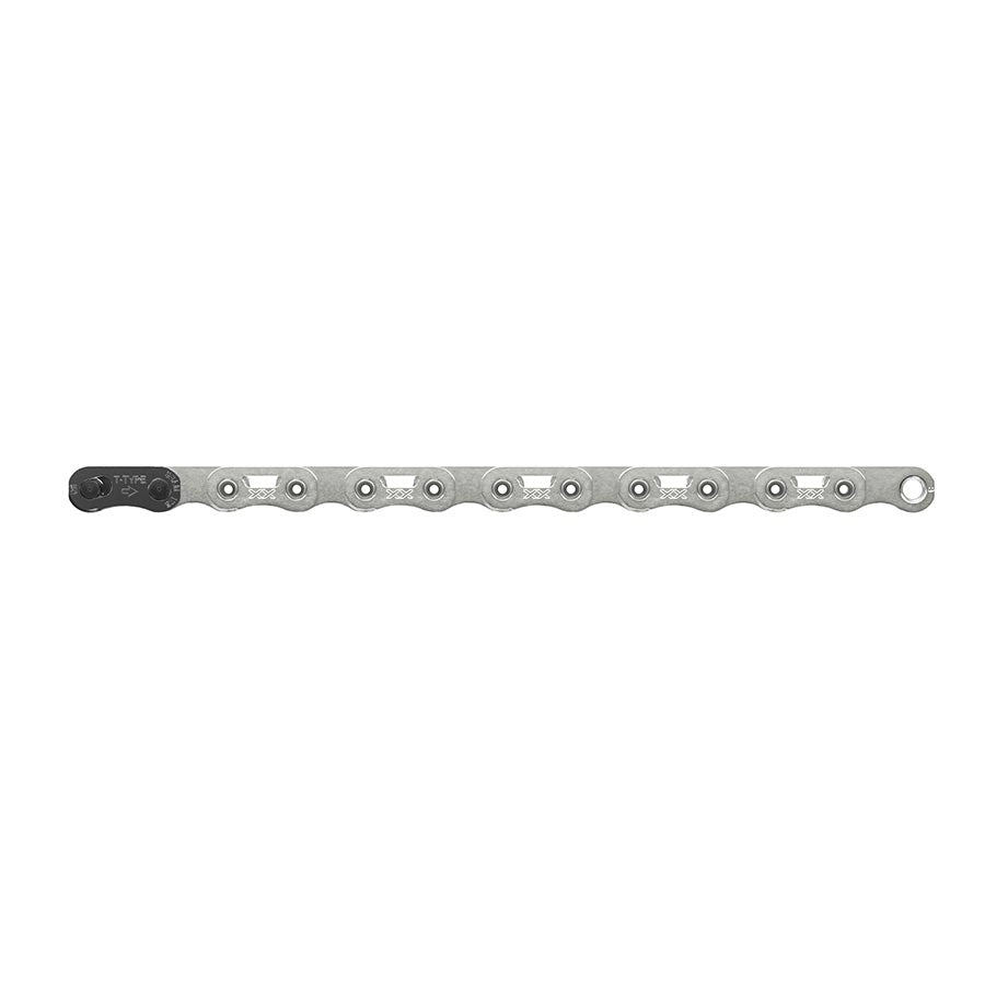 500340-01::0::500340-01::SRAM, XX SL Eagle T-Type Flattop, Chaîne, Vitesses: 12, Mailles: 126, Argent