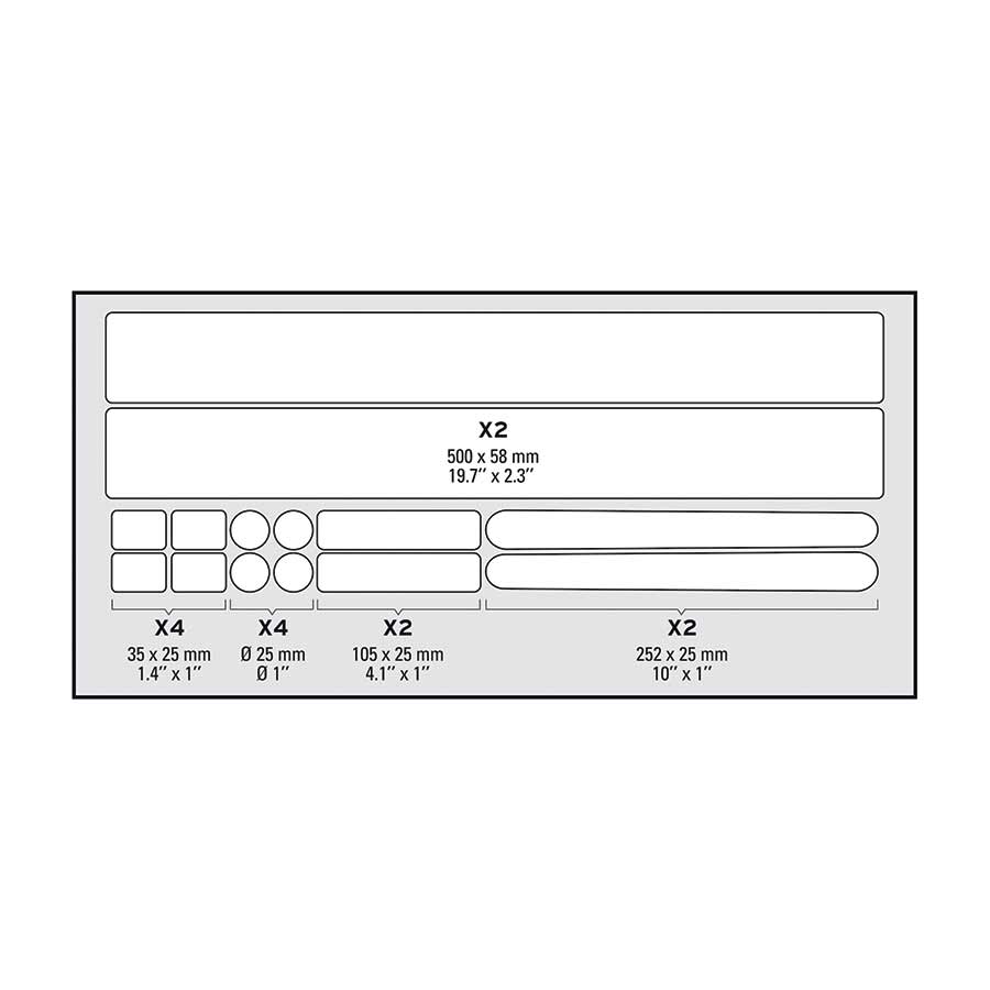 520031-01::4::520031-01::Zéfal, Skin Armor, Protection pour cadre, M, (12 Autocollants)