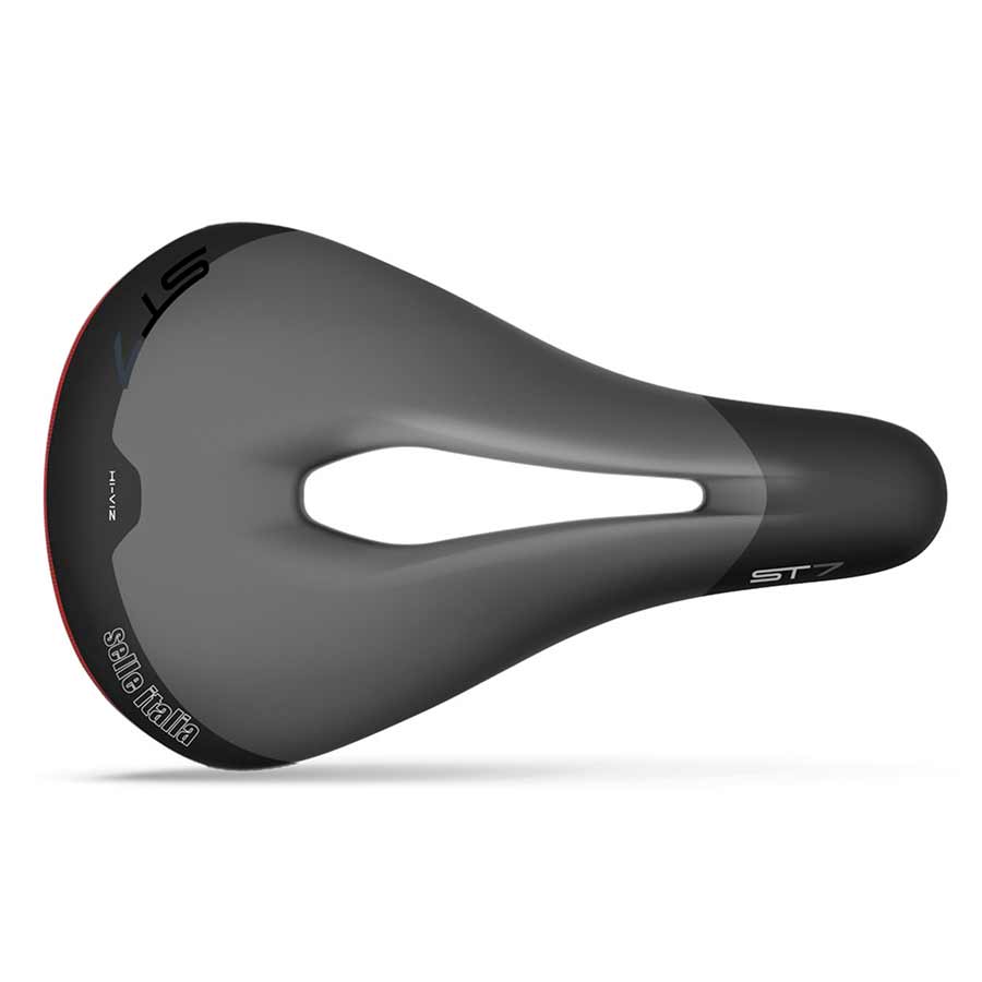 551066-01::0::551066-01::Selle Italia, ST 7 Vision Superflow, Selle, 250 x 165mm, Unisexe, 395g, Noir/Haute Visibilité