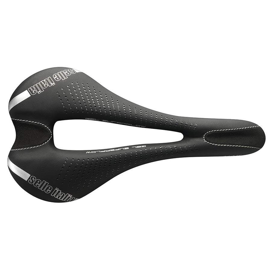 551181-01::0::551181-01::Selle Italia, Max SLR Boost Gel Ti 316 Superflow, Selle, 248 x 155mm, Unisexe, 218g, Noir