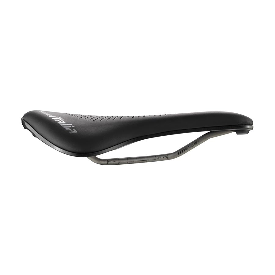 551184-01::1::551184-01::Selle Italia, Max Novus EVO Boost Ti 316 Superflow, Selle, 245 x 160mm, Unisexe, 228g, Noir