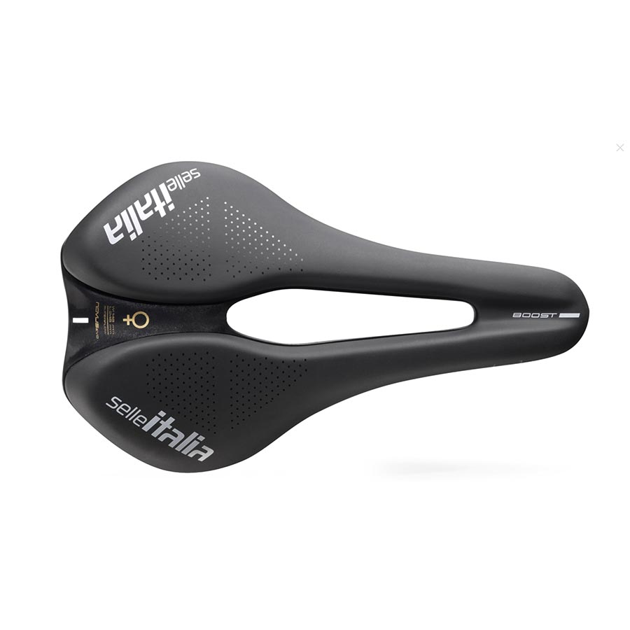 551187-01::0::551187-01::Selle Italia, Novus Boost EVO Lady Superflow, Selle, 245 x 145mm, Femme, 242g, Noir