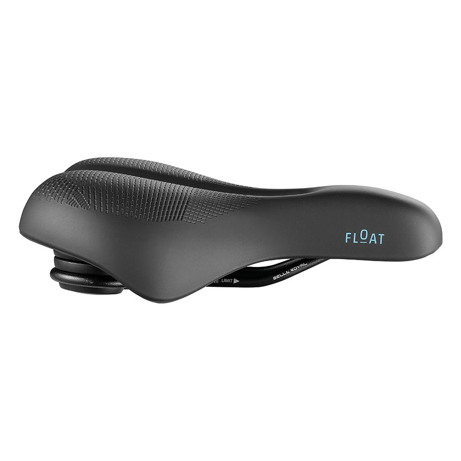 551219-01::1::551219-01::Selle Royal, Float Relaxed, Selle, 251 x 228mm, Unisexe, 628g, Noir