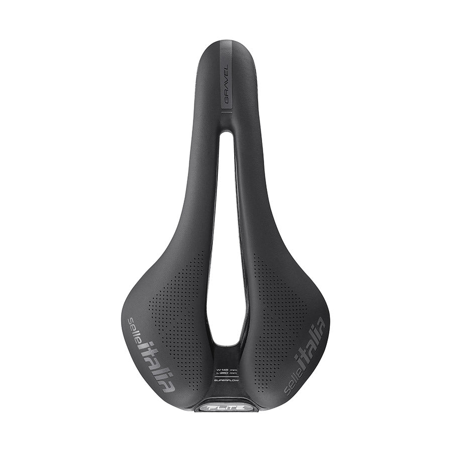 551365-01::2::551365-01::Selle Italia, Flite Boost Gravel Superflow L, Selle, 250 x 145mm, Homme, 232g, Noir