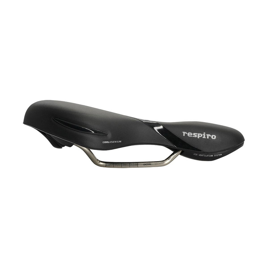 551389-01::1::551389-01::Selle Royal, Respiro Athletic Stracciatella, Selle, 279 x 159mm, Unisexe, 429g, Noir