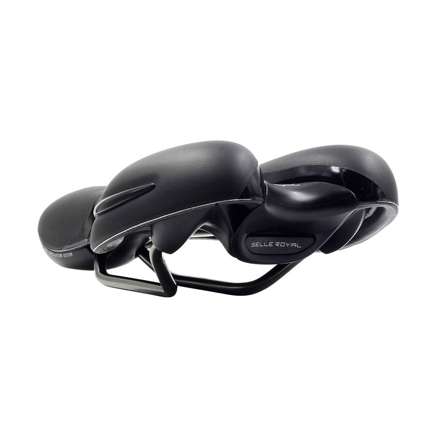 551389-01::4::551389-01::Selle Royal, Respiro Athletic Stracciatella, Selle, 279 x 159mm, Unisexe, 429g, Noir