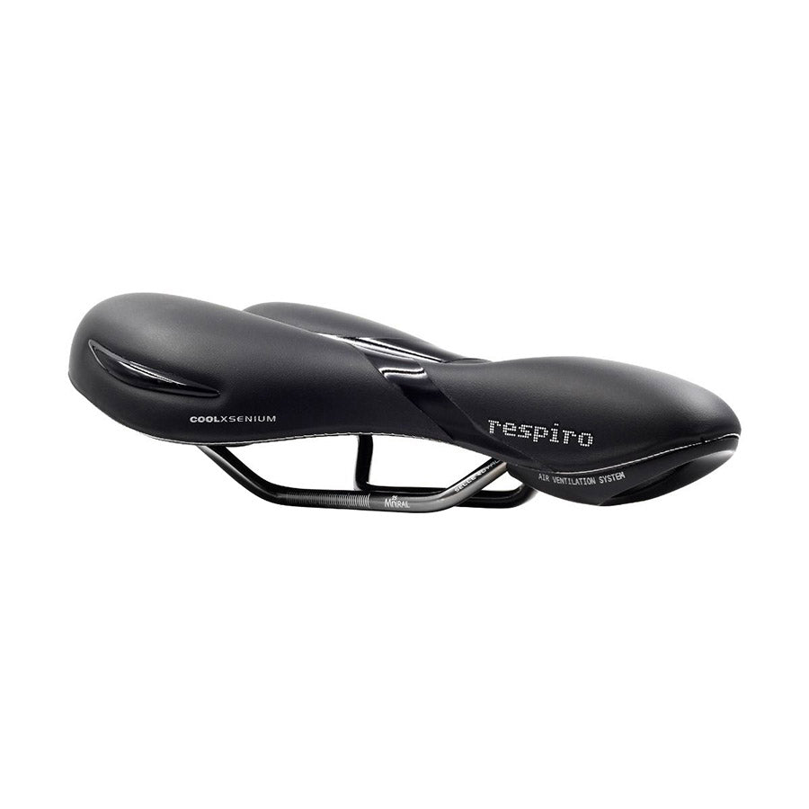 551389-01::5::551389-01::Selle Royal, Respiro Athletic Stracciatella, Selle, 279 x 159mm, Unisexe, 429g, Noir