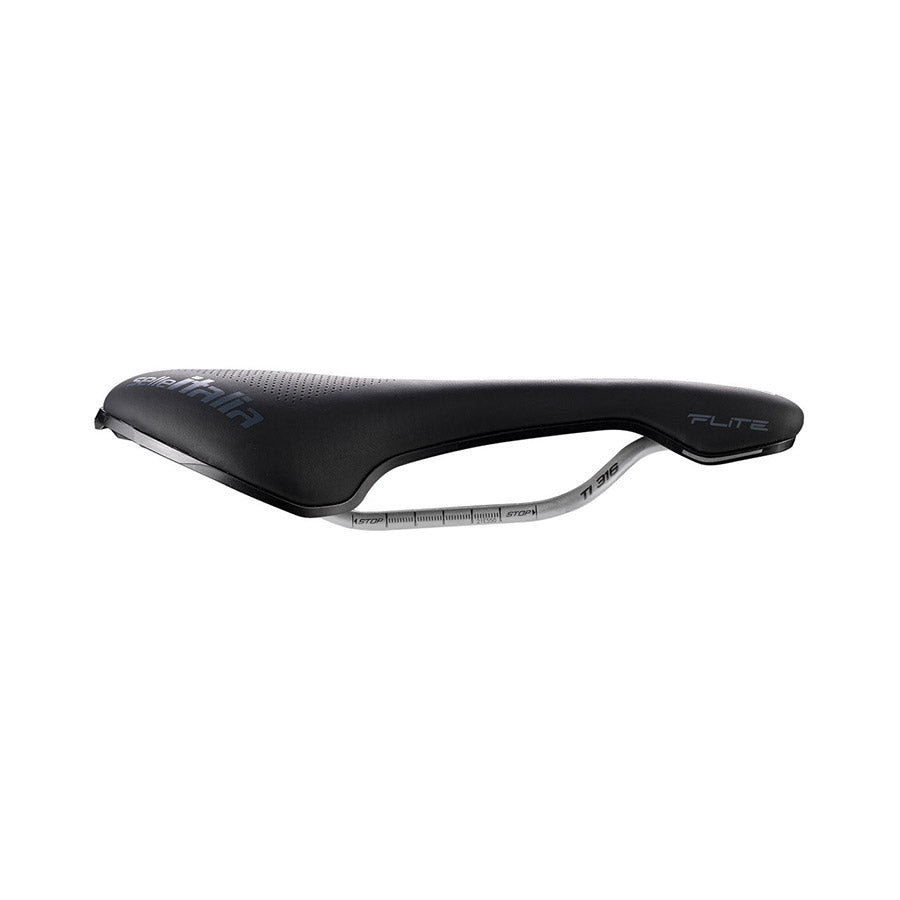 551396-02::1::551396-02::Selle Italia, Flite Boost Endurance Ti 316, Selle, 250 x 145mm, Homme, 232g, Noir
