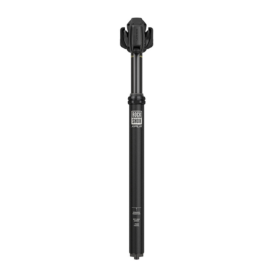560519-01::0::560519-01::RockShox, Reverb AXS XPLR A2, Tige de selle ajustable, 27.2mm, 400mm, Débattement: 75mm, Télécommande: Sans télécommande