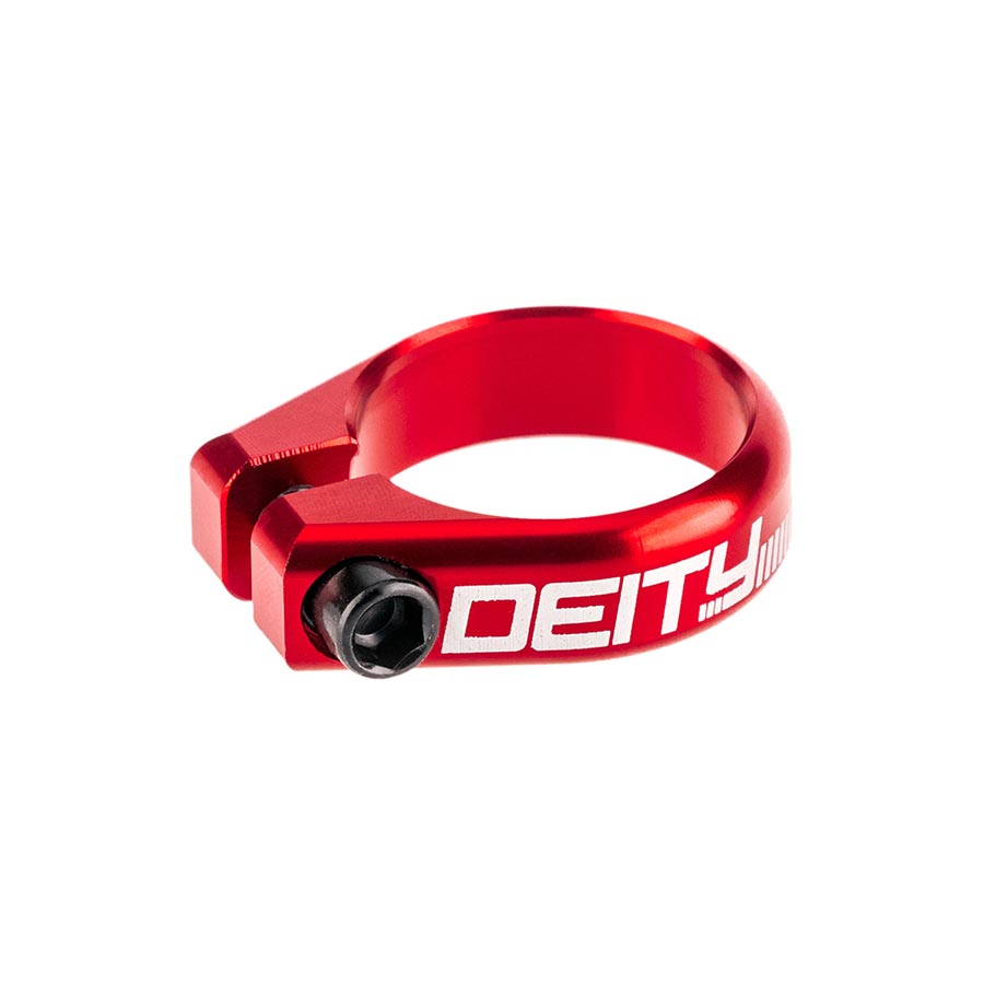 570261-02::0::570261-02::Deity, Circuit, Collet de tige de selle, 38.6mm, Rouge