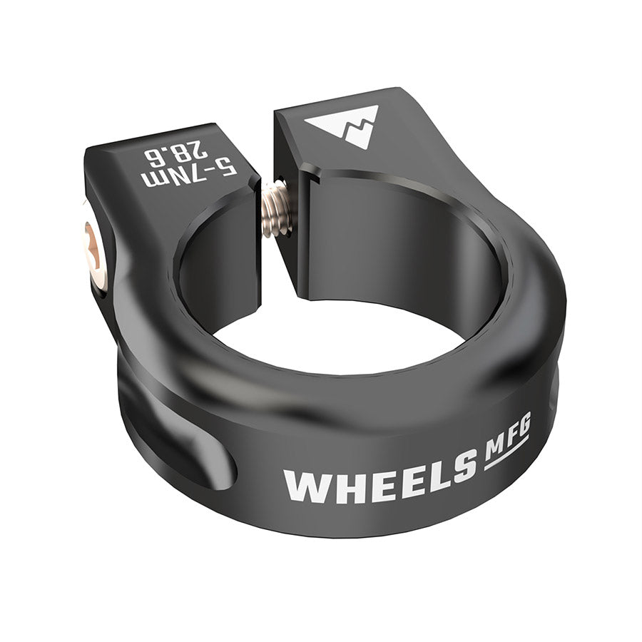 570294-01::0::570294-01::Wheels Manufacturing, Seatpost Collar, Collet de tige de selle, 28.6mm, Noir