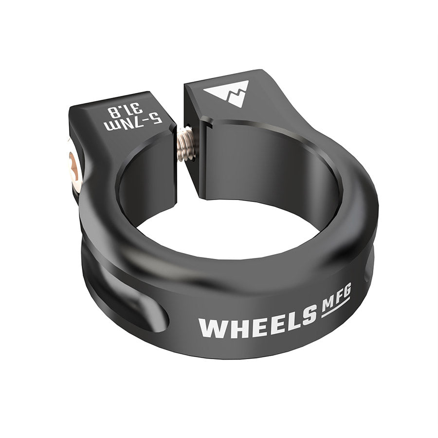 570294-03::0::570294-03::Wheels Manufacturing, Seatpost Collar, Collet de tige de selle, 31.8mm, Noir