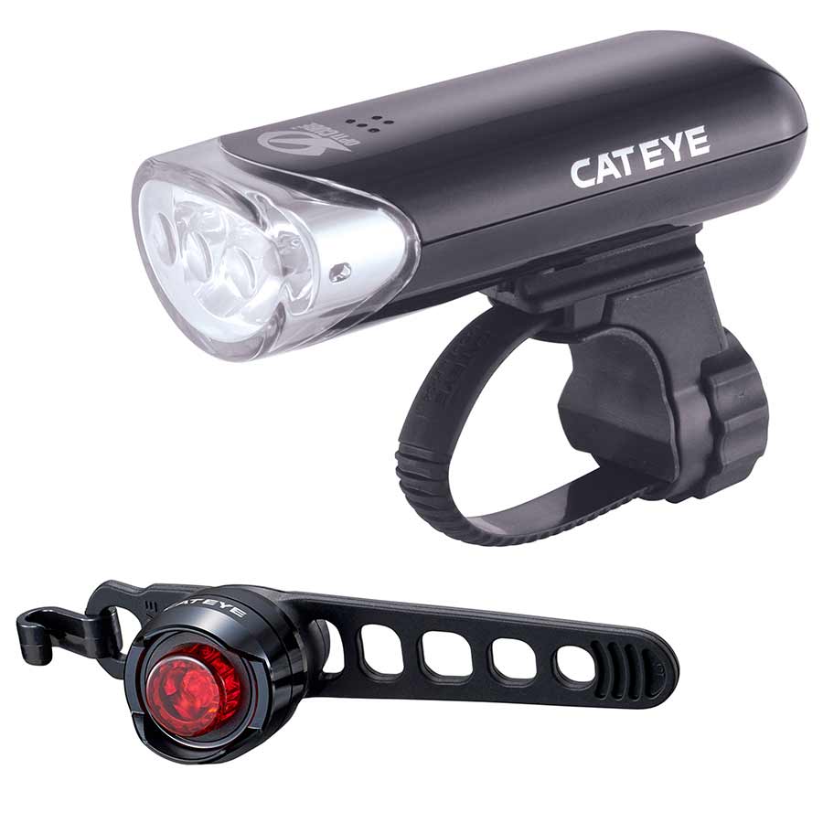 620819-01::0::620819-01::CatEye, HL-EL135 avant + Orb arrière, Lumière, Ensemble, Noir