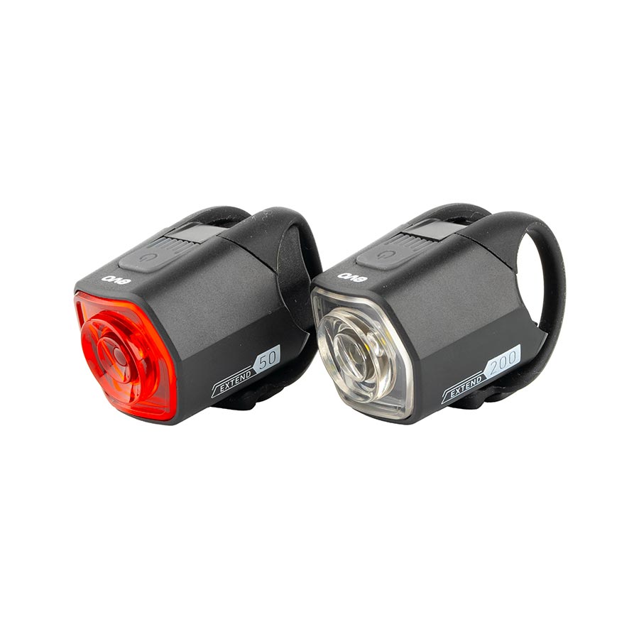 620971-01::0::620971-01::EVO, NiteLight Extend 200/50, Lumière, Avant et Arrière, Noir, Ensemble