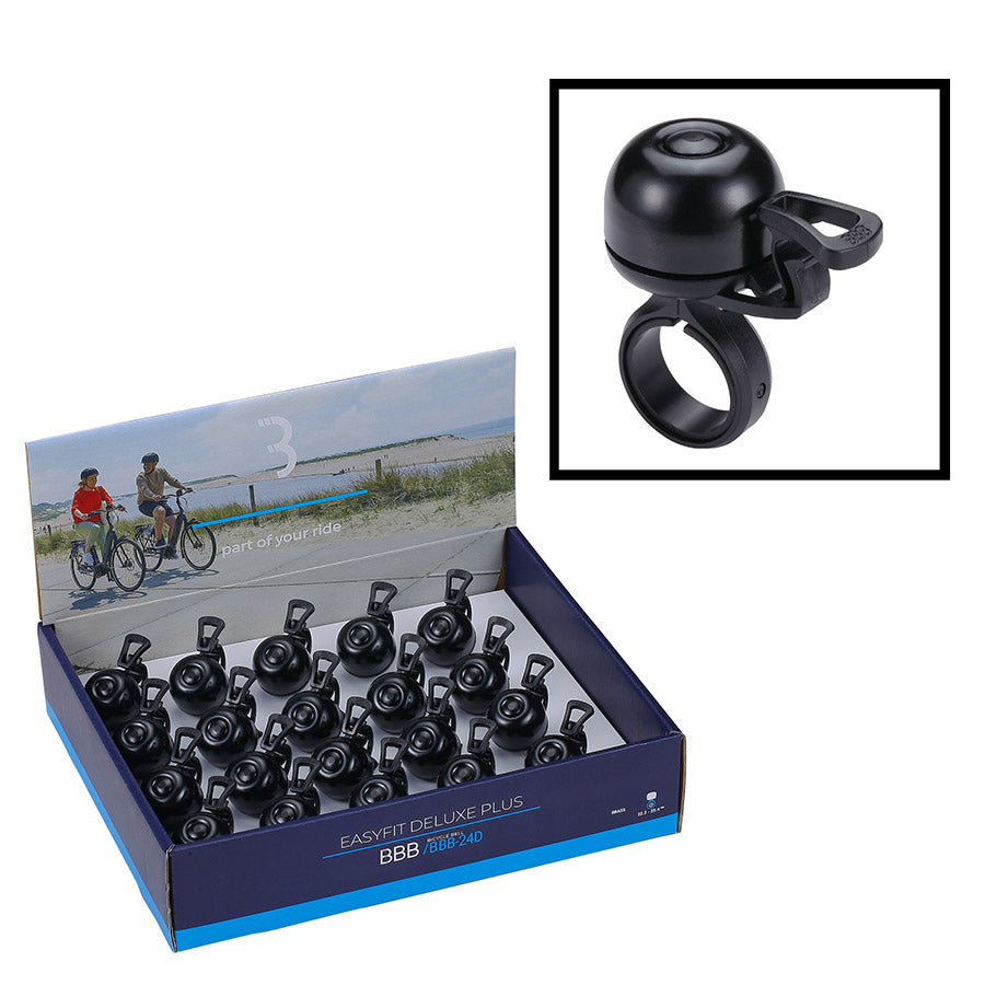 640854-01::0::640854-01::BBB Cycling, BBB-24D EasyFit Deluxe Plus Boîte, Clochette, Boite de 20, 20pcs