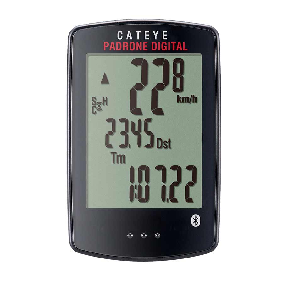 650406-01::2::650406-01::CatEye, Padrone Digital, Cyclomètre, GPS: Non, Cardio: En option, Cadence: Optionnelle, Noir
