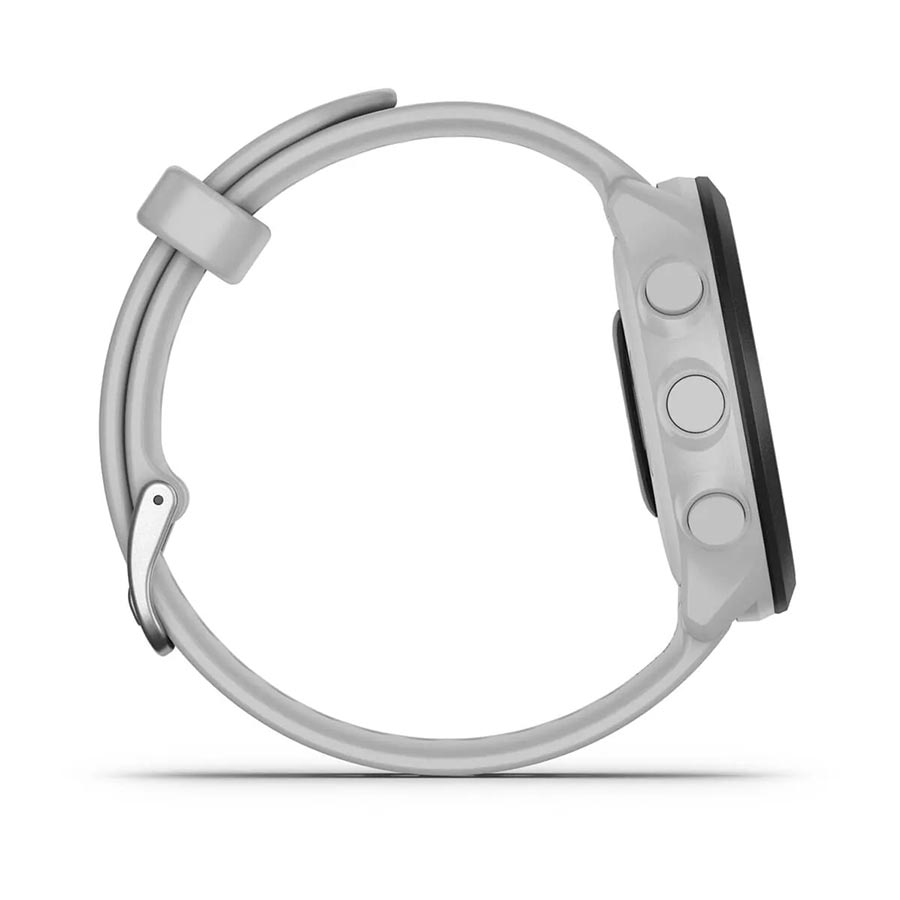 650443-02::6::650443-02::Garmin, Forerunner 55, Montre, Couleur de la montre: Pierre Blanche, Bracelet: Pierre Blanche - Silicone